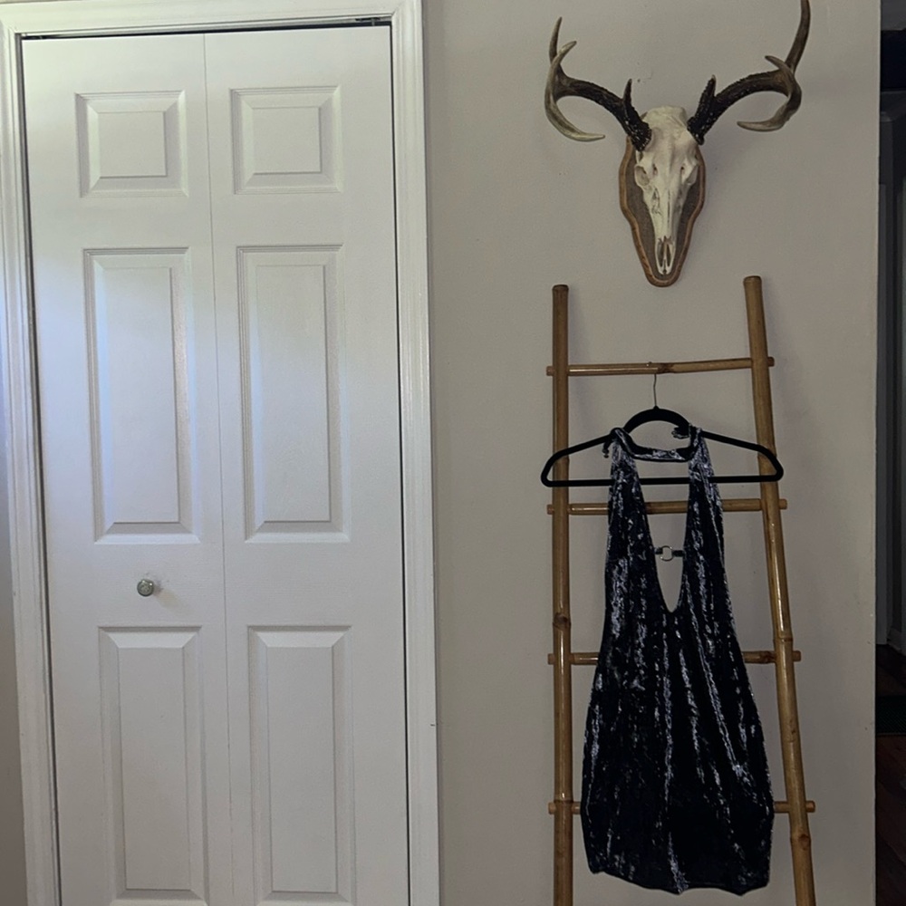 Bear dance velvet dress. Size medium.